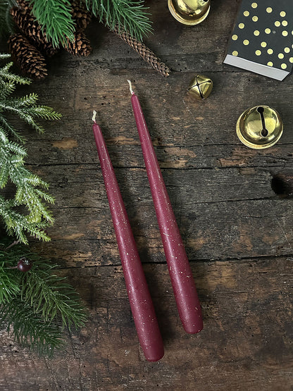 Set de Velas Stardust · Rojo 2 Unidades