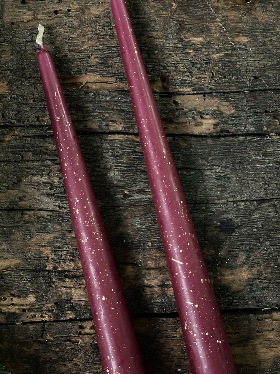 Set de Velas Stardust · Rojo 2 Unidades