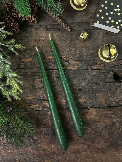 Set de Velas Stardust · Verde 2 Unidades