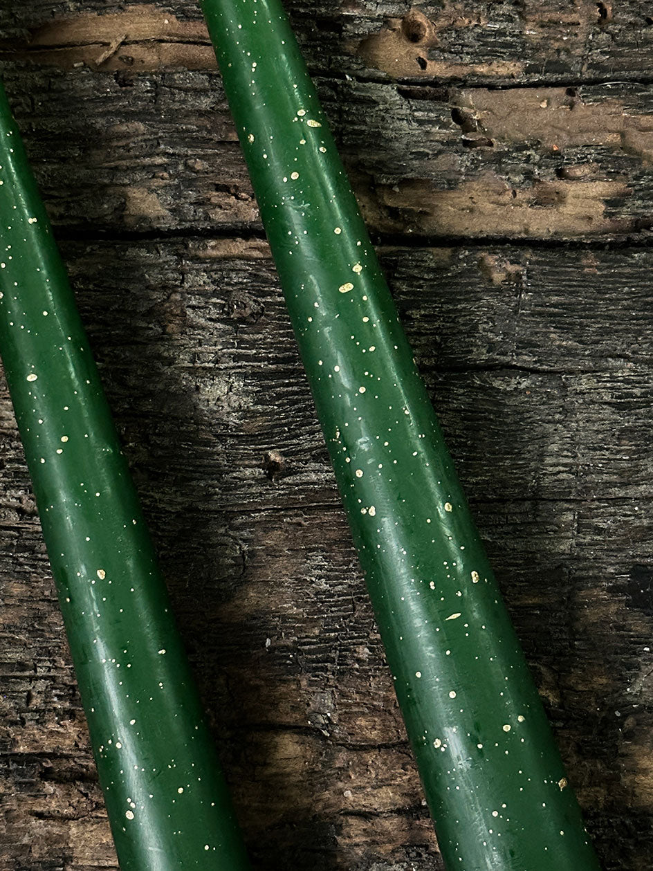 Set de Velas Stardust · Verde 2 Unidades