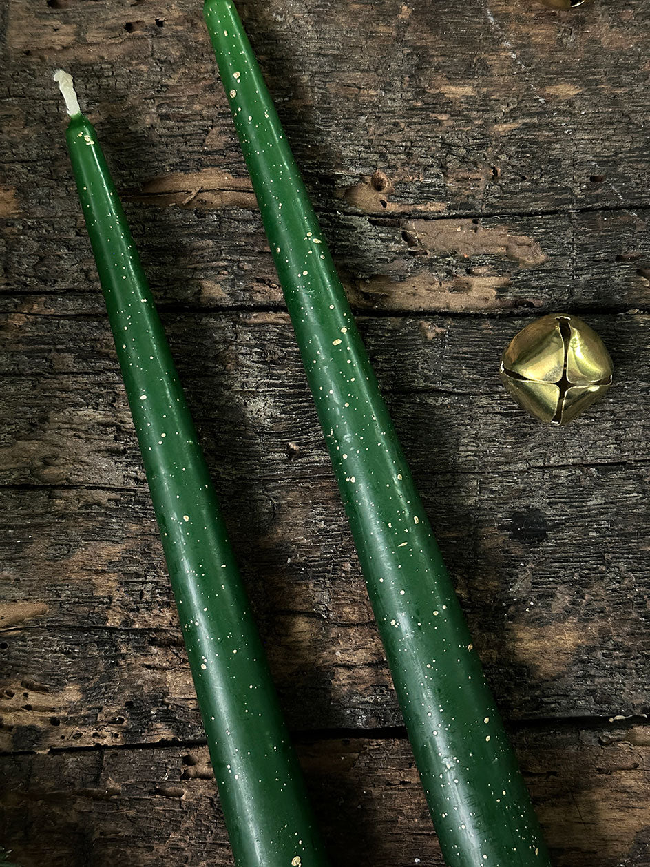 Set de Velas Stardust · Verde 2 Unidades