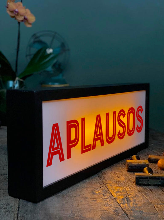 Letrero Retro · Aplausos