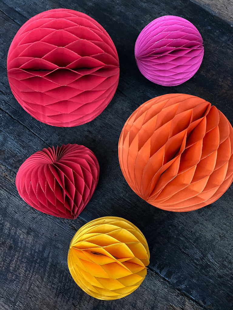 Centro de mesa honeycomb · Colores