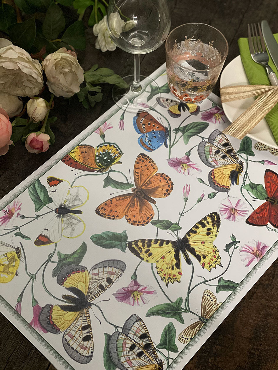 Individual Blanco · Papillon