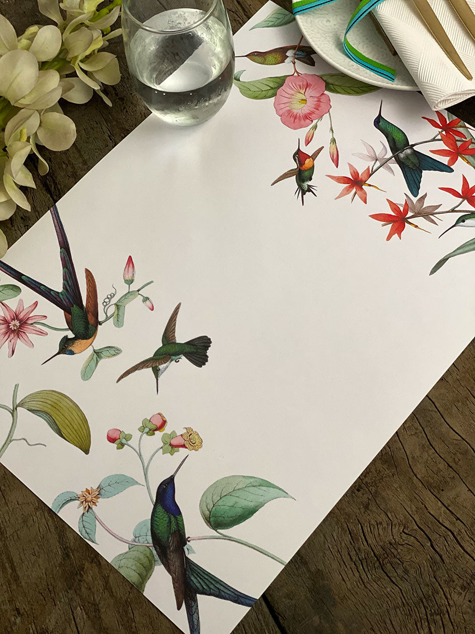 Individual Blanco · Picaflores