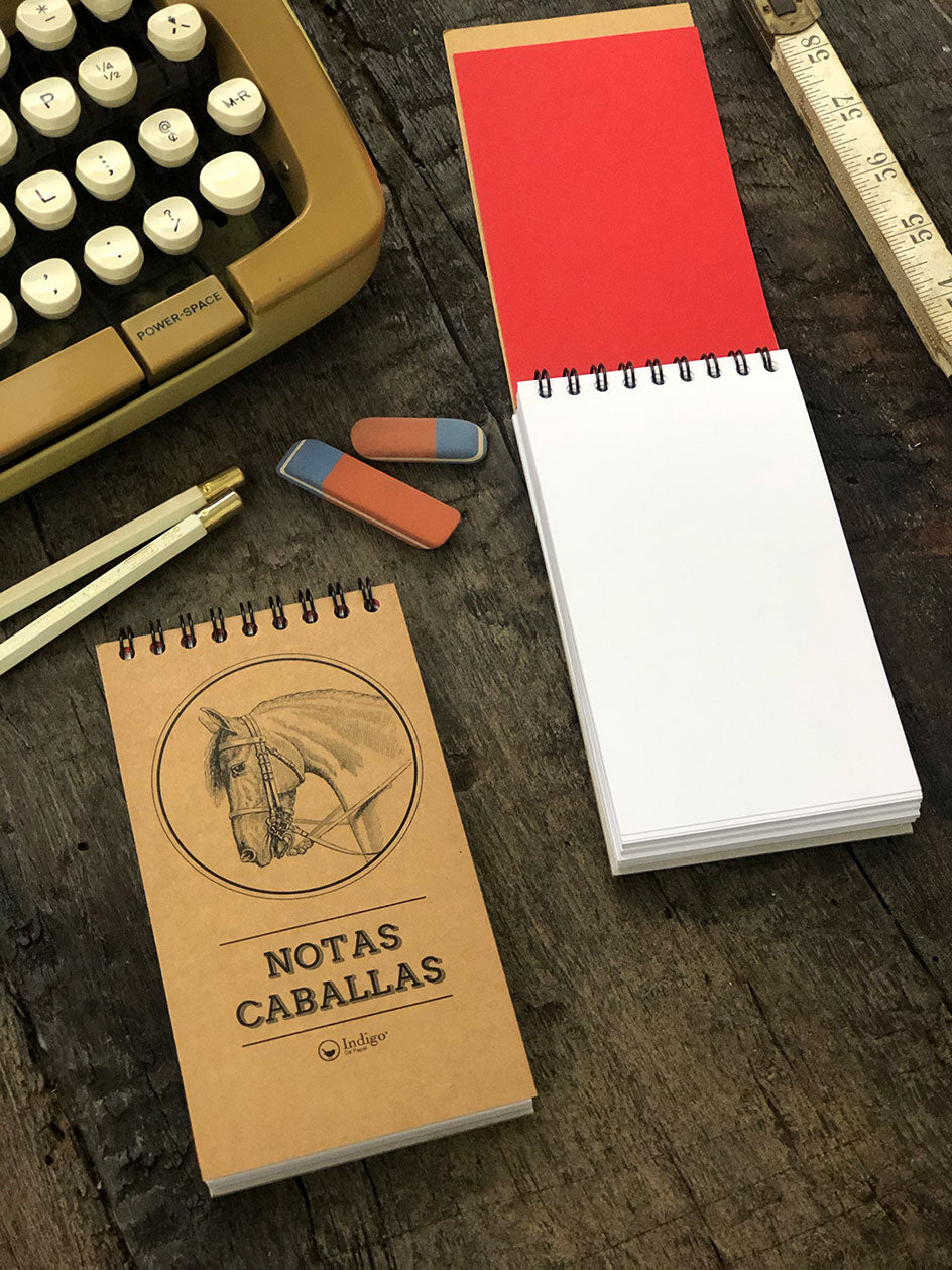 Libreta Anillada Notas Caballas
