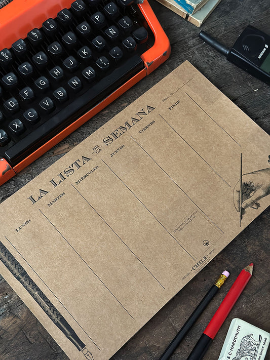 Organizador M Semanal · Lista Semana Kraft