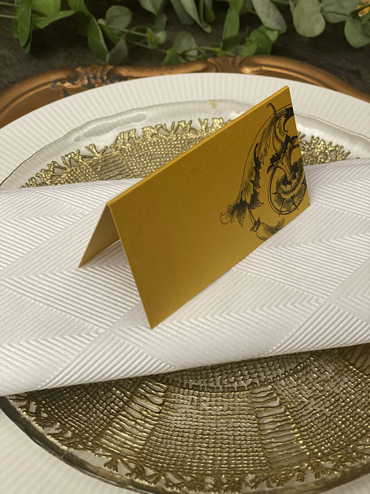 Placecard Greca Dorado