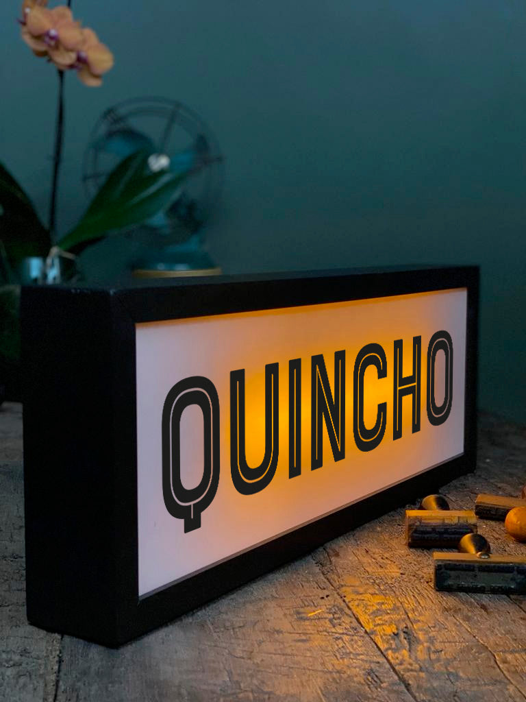Letrero Retro · Quincho