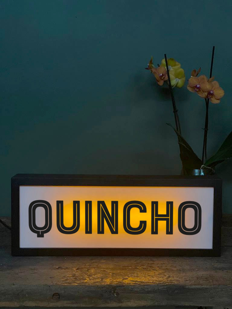 Letrero Retro · Quincho