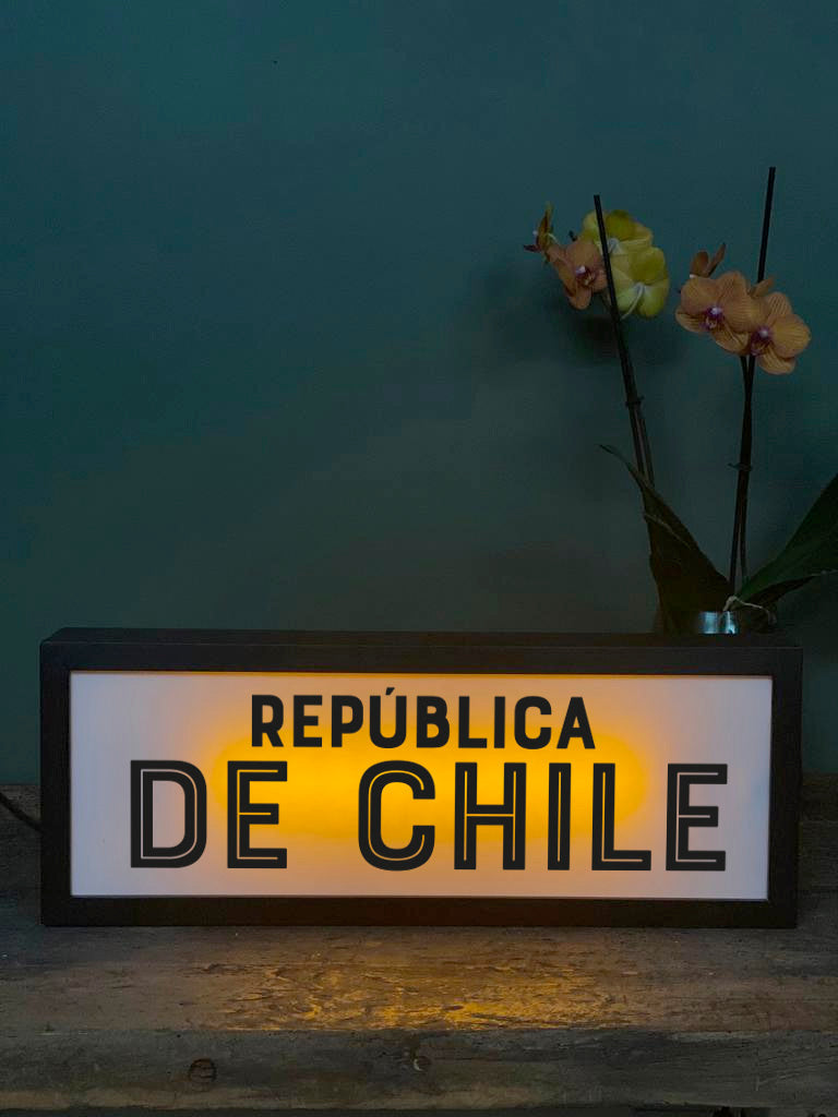 Letrero Retro · Republica de Chile
