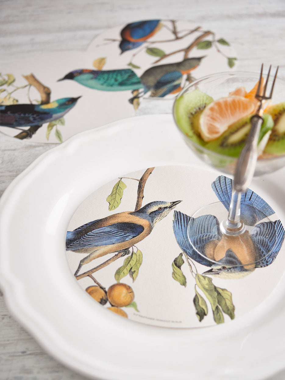 Mesa Pituca Pájaros Azules