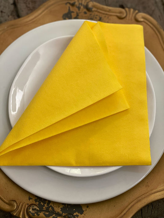 Servilleta Lisa · Amarilla