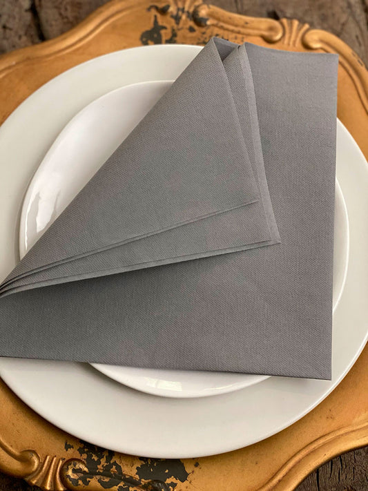 Servilleta Lisa · Gris