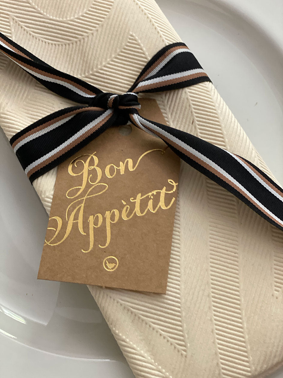 Tag de Mesa Bon Appetit · Kraft