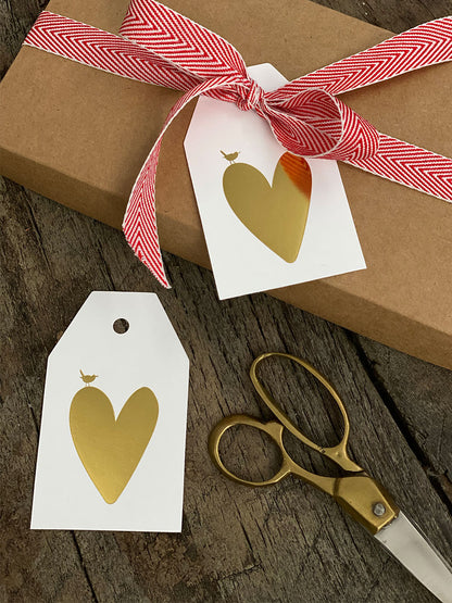 Set de Tags · Corazón Folia