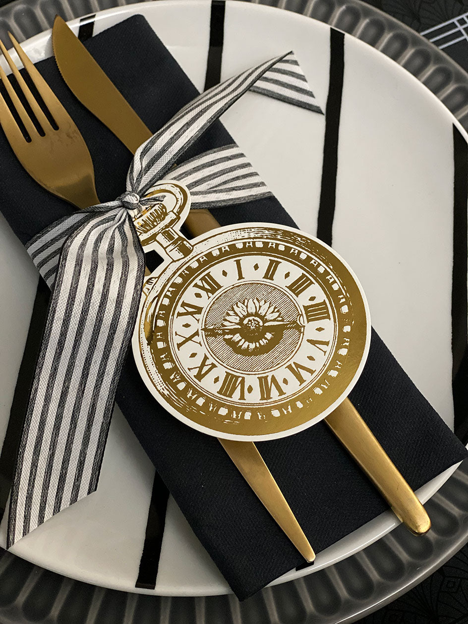 Tags Servilletas · Reloj